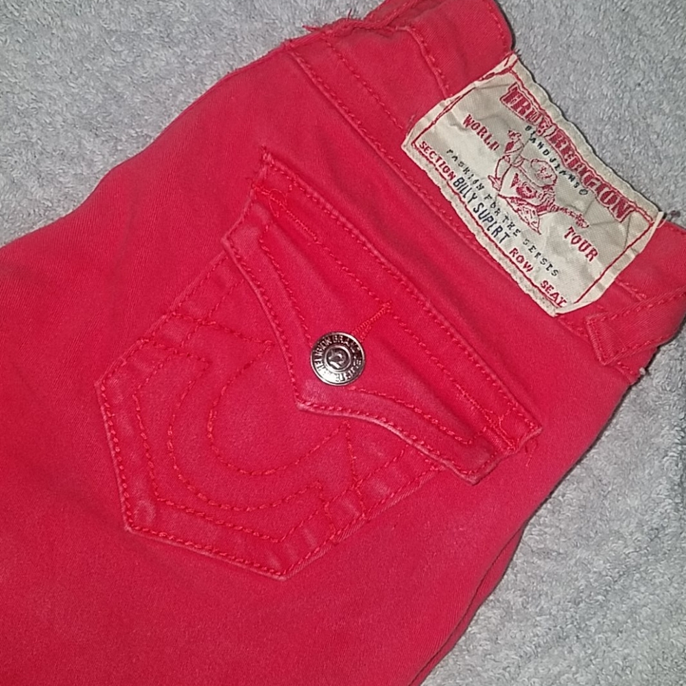 Red True religion women Pants